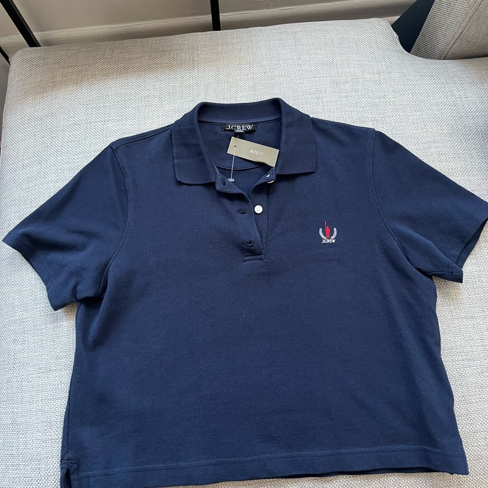 J. Crew cropped polo